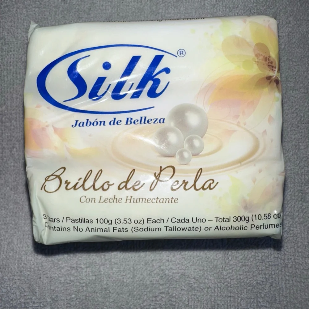 New Silk Pearl Glow Milk Cream Beauty Bar 3.53oz Pack Of 3 Bars